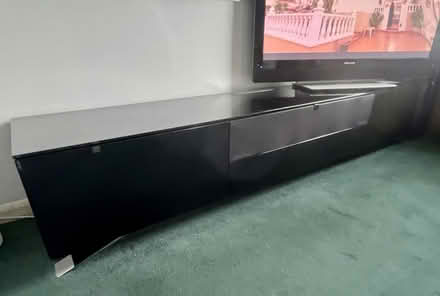 Photo of free hülsta black glass tv unit stand (Henley on Thames RG9) #4