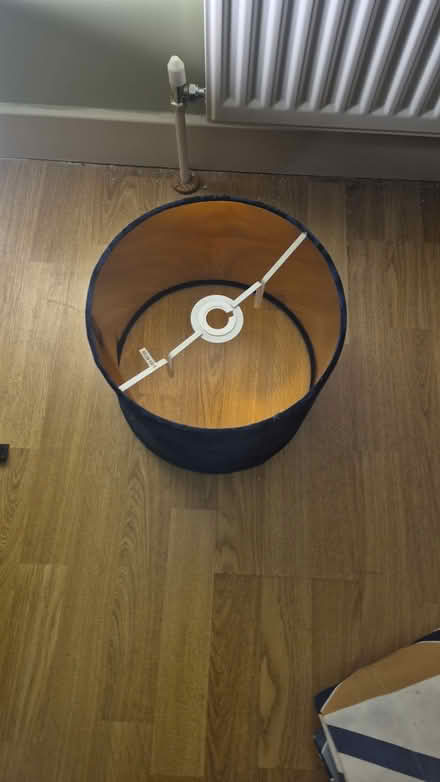 Photo of free Blue lampshade (Streatham) #2