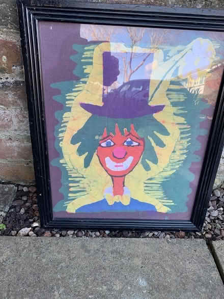 Photo of free Painting of clown (West Molesey.) #1