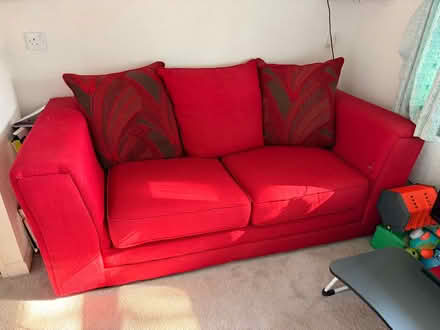Photo of free Red sofa bed (BN10) #1