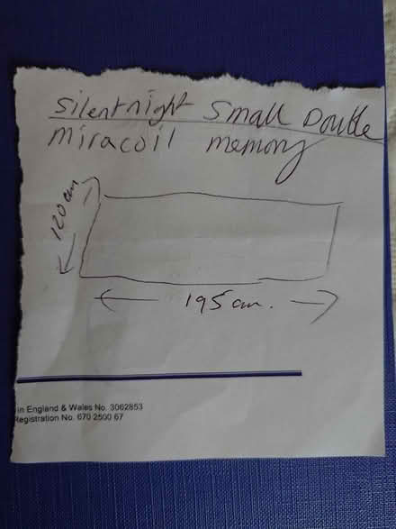 Photo of free small double mattress (WS15 Upper Longdon) #3