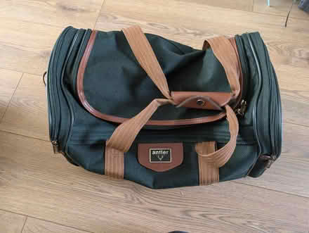 Photo of free Vintage Green and Tan Antler Holdall - Shoulder strap mssing (Heaton Mersey SK4) #1