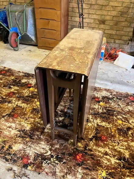 Photo of free Gateleg drop-leaf dining table (SG18) #2