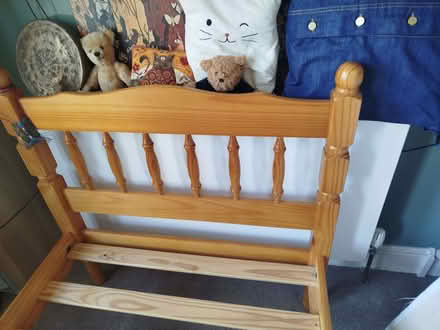 Photo of free Pine single bed frame (West Kirby CH48) #4