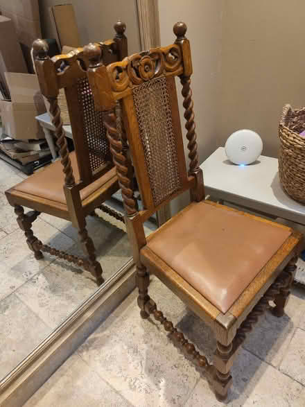 Photo of free Antique Chairs X2 (Chippenham SN15) #2