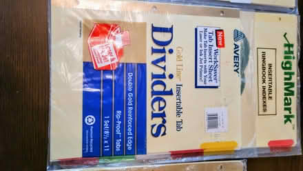 Photo of free Dividers for 3-Ring Binders (Brooklyn, Kings Plaza Vicinity) #3