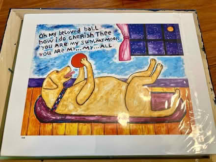 Photo of free Dog Framed Art & Treat Tin (Columbia) #3