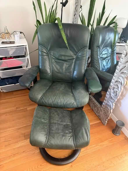 Photo of free Leather recliner (North Reston) #1