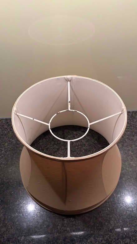 Photo of free 2 Creamy brown Lamp shades (Lexden CO3) #1