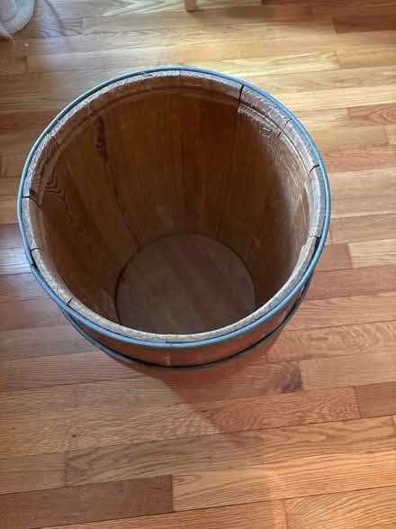 Photo of free Wooden barrel (Arlington Near Stratton) #2