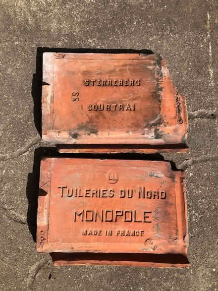 Photo of free two french terracotta roof tiles (Sprowston NR7) #1