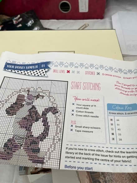 Photo of free Half completed Tigger Cross Stitch (Hampden Park BN22) #1