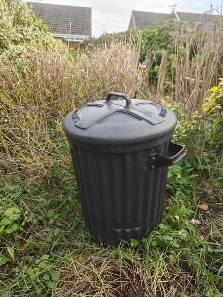 Photo of free Black round bin / water butt (Wildwood ST17) #1