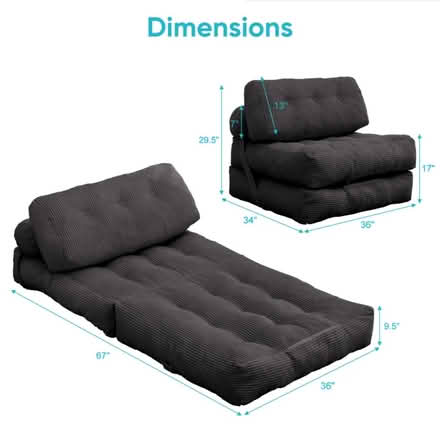 Photo of free Convertible Sofa Bed (West End) #2