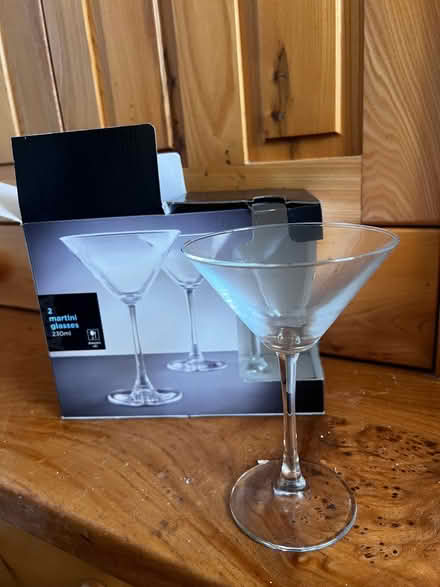 Photo of free Martini glasses x 6 (Stonehaven AB39) #1