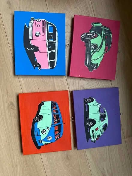 Photo of free 4 small paintings for decoration (Fleetville AL4) #1