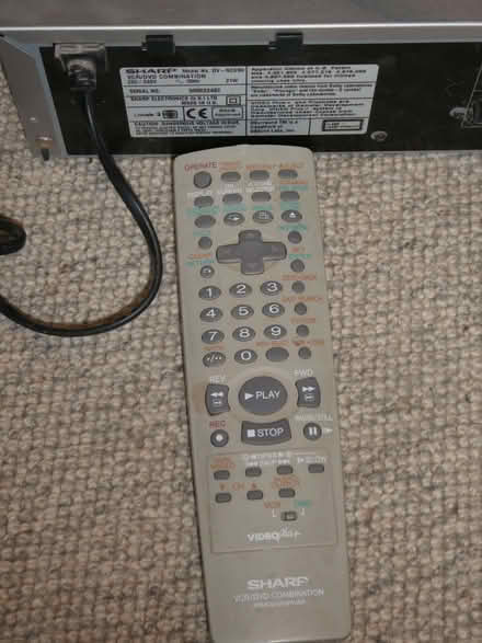 Photo of free Sharp VCR - plays videos and dvd's (Smiths Estate OX28) #4