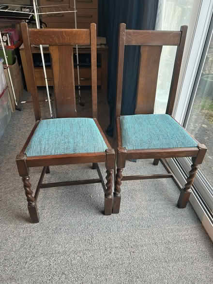 Photo of free 2 dining chairs (Helsington LA8) #2