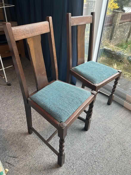 Photo of free 2 dining chairs (Helsington LA8) #1