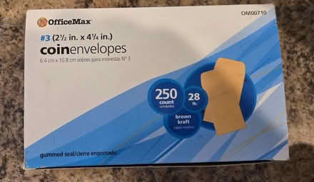 Photo of free Box of coin envelopes (Sunnyvale) #1