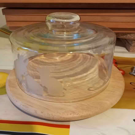 Photo of free Glass cheese board (Pembury TN2) #1