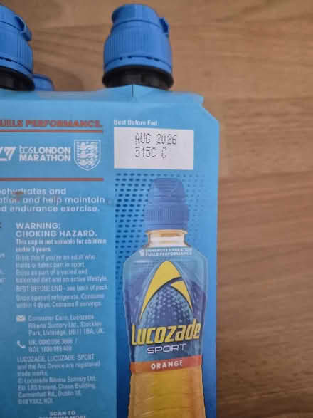 Photo of free X4 lucozade sport drinks (HA7) #2