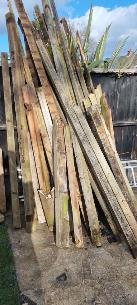 Photo of free Fire wood? Used fence posts and arris rails (Holbrooks CV6) #1