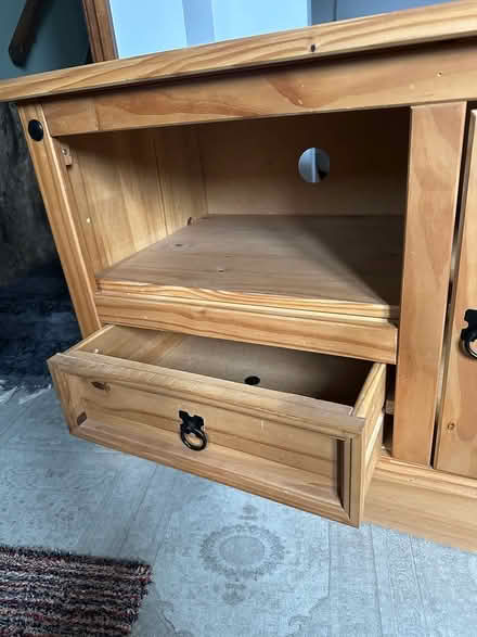 Photo of free Pine tv cabinet (Middleton DE4) #3