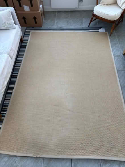Photo of free IKEA raffia rug - Egeby (Marryat Road SW19) #2