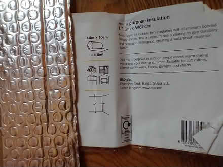 Photo of free Roll of multi purpose insulation (Endmoor LA8) #1