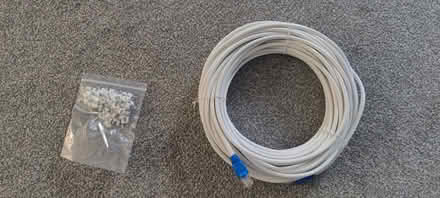 Photo of free New Network cable and clips (Stonebridge - NW10) #1