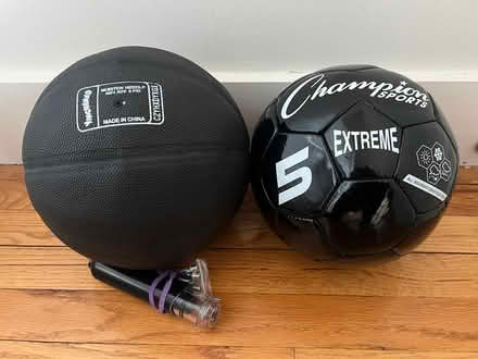 Photo of free soccer ball & basketball (Walden - North Porter Square) #1