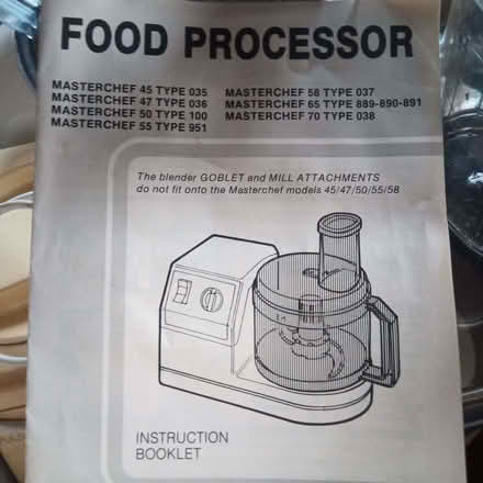 Photo of free Moulinex Masterchef 65 Electronic mini food processor (Charlbury OX7) #3