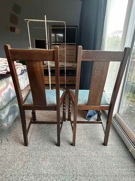 Photo of free 2 dining chairs (Helsington LA8) #3