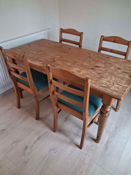 Photo of free Table and chairs (Ducal pine) (Palmarsh CT21) #1