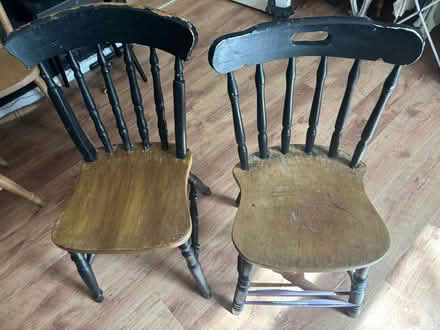 Photo of free 2 farmhouse style chairs (BR6) #1