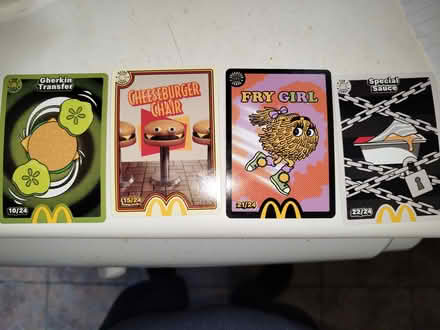 Photo of free New limited edition mcdonalds cards (Caister-on-Sea Nr30) #1