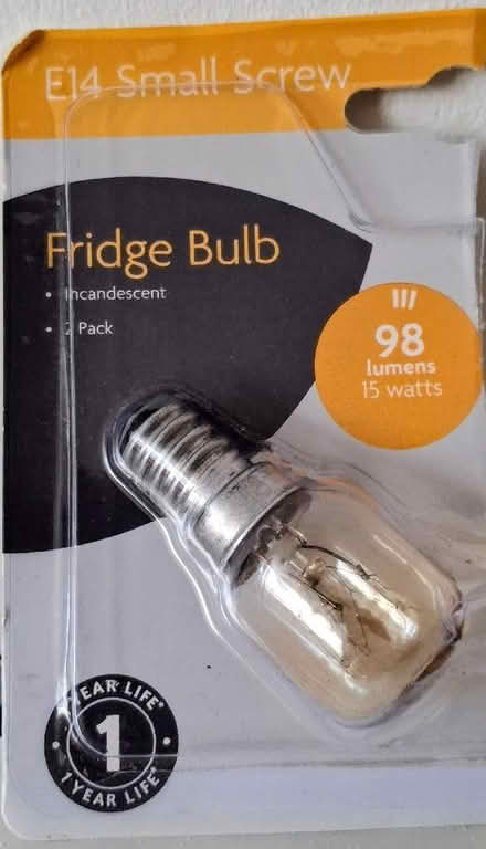 Photo of free fridge light bulb. 15 W (Bellevue EH7) #1
