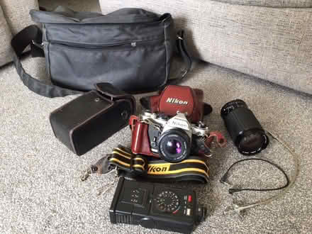 Photo of free Classic Nikon camera + accessories (working) (Lostock Hall PR5) #1
