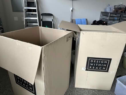 Photo of free Several large clean boxes/wardrobe (Newbeg) #2