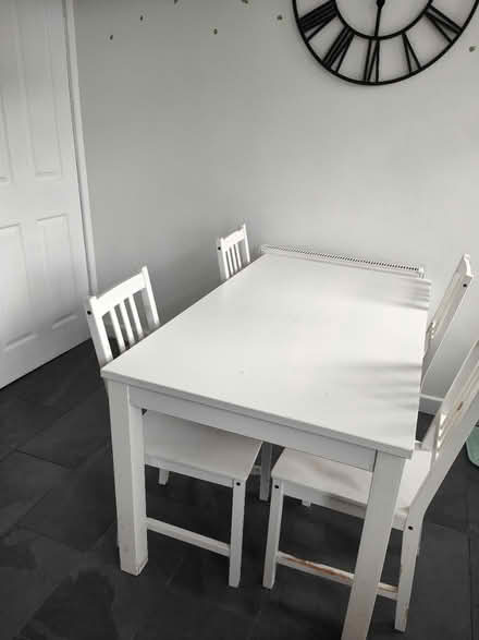 Photo of free Extendable table & chairs (Greengates BD10) #1