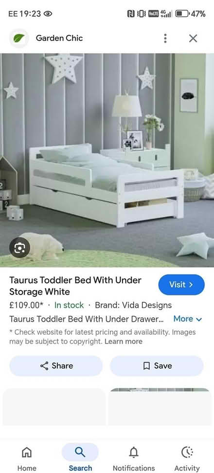 Photo of free Toddle bed 70x140 (CR7) #1
