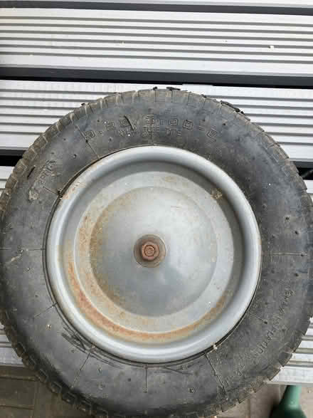 Photo of free Wheelbarrow wheel. (North Shields NE29) #1