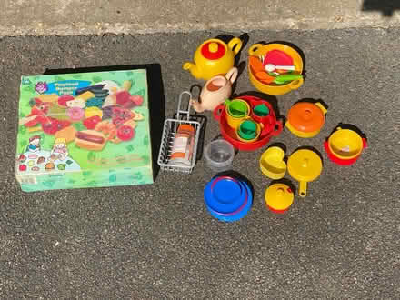 Photo of free Play plastic food & crockery (Chineham RG24) #1