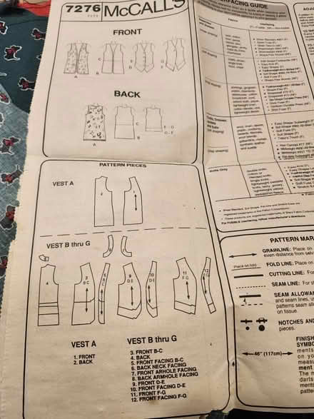 Photo of free Vintage McCalls Vest Patterns (Ambler) #2