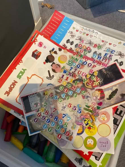 Photo of free Bundle of crayons and stickers (Knebworth SG3) #2