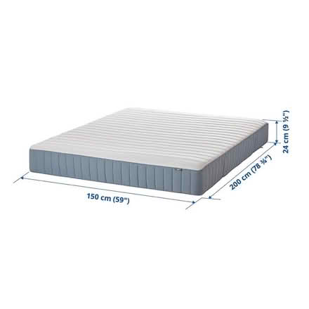 Photo of free IKEA Valevåg king size mattress (200x150x24 cm) (Sherwood TN2) #2