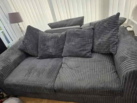 Photo of free Grey 3 seater sofa (Stacksteads OL13) #1