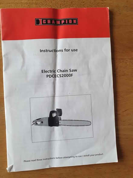 Photo of free Electric chain saw (Broadstairs CT10) #1