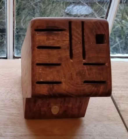 Photo of free Large wooden knife block (Royal Leamington Spa CV32) #1